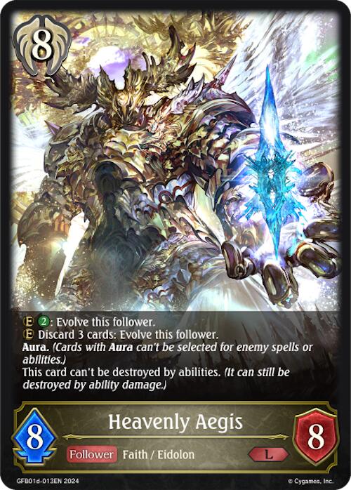 Heavenly Aegis (GFB01d-013EN) [Gloryfinder Bundle 01: Guide to Glory] - Bushiroad - Card Brawlers | Quebec | Canada |