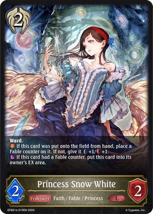 Princess Snow White (GFB01d-015EN) [Gloryfinder Bundle 01: Guide to Glory] - Bushiroad - Card Brawlers | Quebec | Canada |