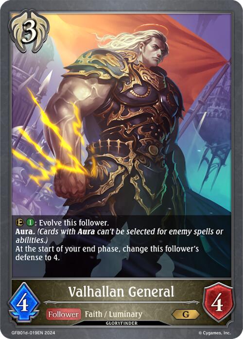 Valhallan General (GFB01d-019EN) [Gloryfinder Bundle 01: Guide to Glor ...
