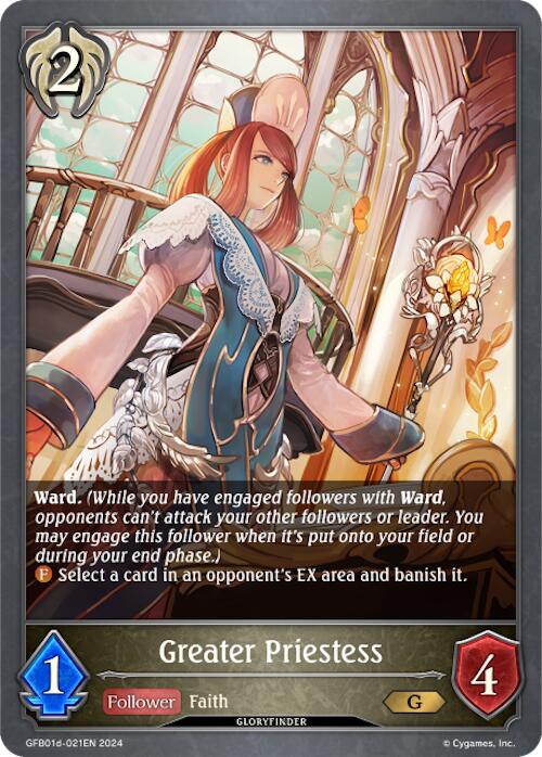 Greater Priestess (GFB01d-021EN) [Gloryfinder Bundle 01: Guide to Glory] - Bushiroad - Card Brawlers | Quebec | Canada |
