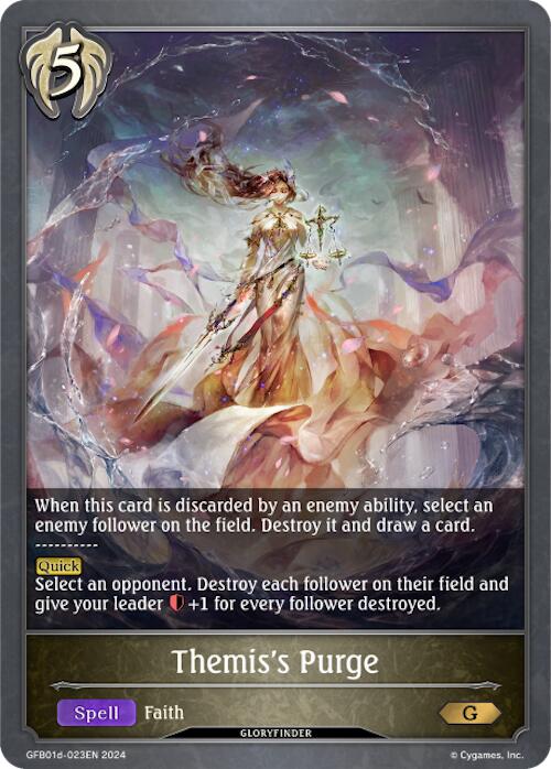 Themis's Purge (GFB01d-023EN) [Gloryfinder Bundle 01: Guide to Glory] - Bushiroad - Card Brawlers | Quebec | Canada |