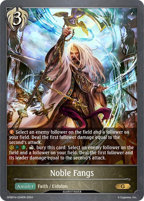Noble Fangs (GFB01d-024EN) [Gloryfinder Bundle 01: Guide to Glory] - Bushiroad - Card Brawlers | Quebec | Canada |