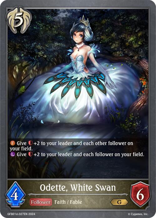 Odette, White Swan (GFB01d-027EN) [Gloryfinder Bundle 01: Guide to Glory] - Bushiroad - Card Brawlers | Quebec | Canada |