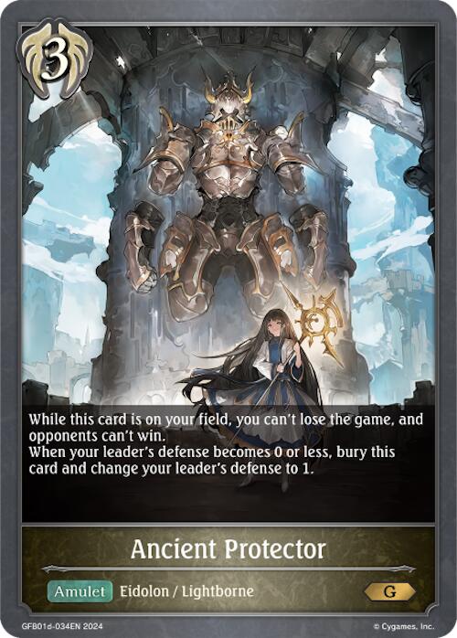 Ancient Protector (GFB01d-034EN) [Gloryfinder Bundle 01: Guide to Glory] - Bushiroad - Card Brawlers | Quebec | Canada |