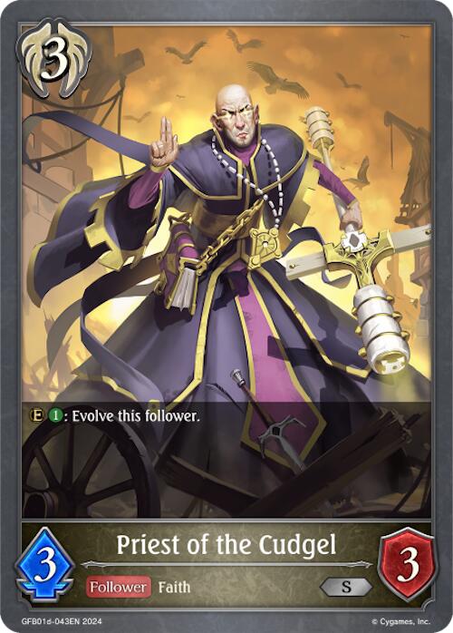 Priest of the Cudgel (GFB01d-043EN) [Gloryfinder Bundle 01: Guide to Glory] - Bushiroad - Card Brawlers | Quebec | Canada |