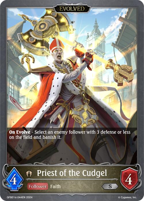 Priest of the Cudgel (Evolved) (GFB01d-044EN) [GFB01: Gloryfinder Bundle 01: Guide to Glory]