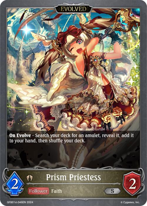 Prism Priestess (Evolved) (GFB01d-046EN) [Gloryfinder Bundle 01: Guide to Glory] - Bushiroad - Card Brawlers | Quebec | Canada |