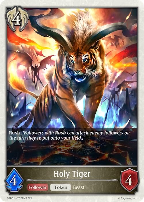 Holy Tiger (GFB01d-T02EN) [Gloryfinder Bundle 01: Guide to Glory] - Bushiroad - Card Brawlers | Quebec | Canada |
