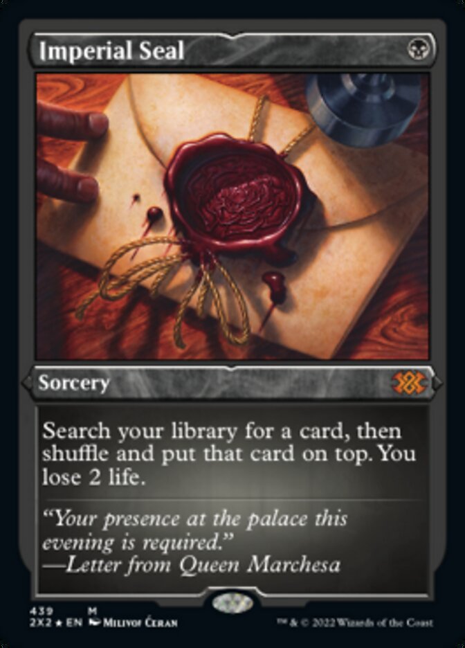Imperial Seal (Foil Etched) [Double Masters 2022] - Magic: The Gathering - Card Brawlers | Quebec | Canada |