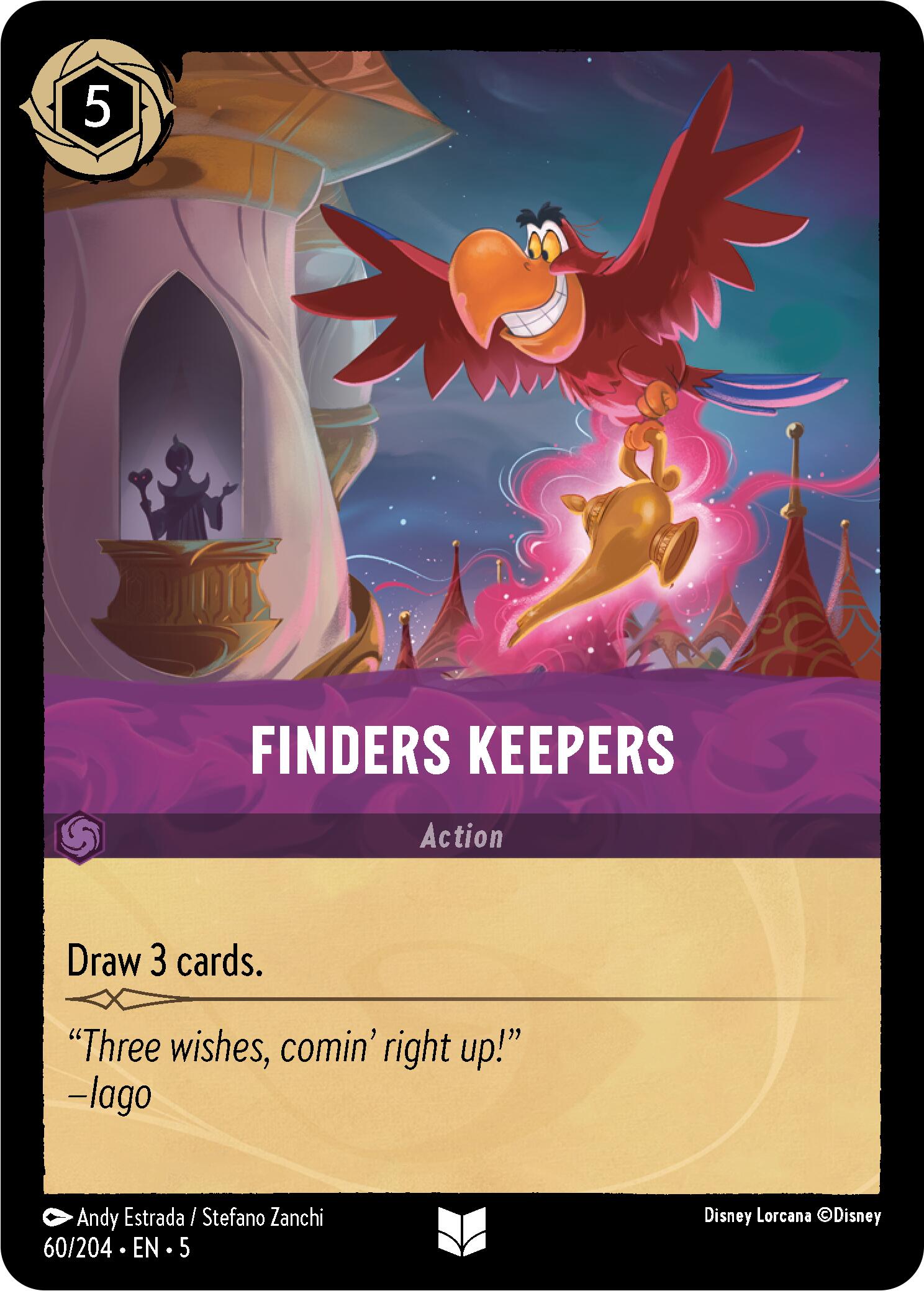 Finders Keepers (60/204) [Shimmering Skies] - Disney - Card Brawlers | Quebec | Canada |