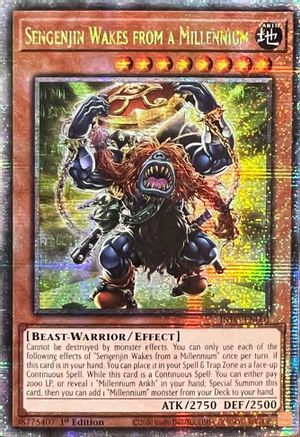 Sengenjin Wakes from a Millennium (Quarter Century Secret Rare) [INFO-EN001] Quarter Century Secret Rare - Yu-Gi-Oh! - Card Brawlers | Quebec | Canada |