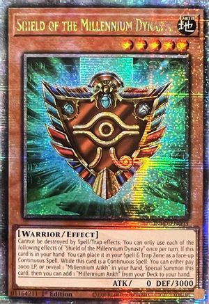 Shield of the Millennium Dynasty (Quarter Century Secret Rare) [INFO-EN003] Quarter Century Secret Rare - Yu-Gi-Oh! - Card Brawlers | Quebec | Canada |