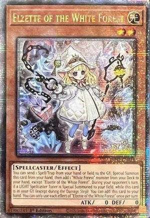 Elzette de la Forêt Blanche (Quarter Century Secret Rare) [INFO-EN014] Quarter Century Secret Rare 