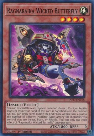 Ragnaraika Wicked Butterfly [INFO-EN018] Super Rare - Yu-Gi-Oh! - Card Brawlers | Quebec | Canada |
