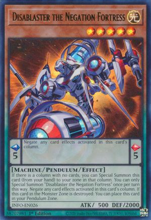 Disablaster the Negation Fortress [INFO-EN026] Ultra Rare - Yu-Gi-Oh! - Card Brawlers | Quebec | Canada |