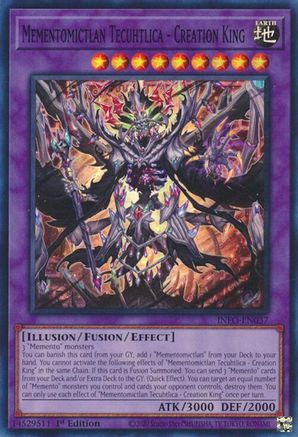 Mementomictlan Tecuhtlica - Creation King [INFO-EN037] Super Rare - Yu-Gi-Oh! - Card Brawlers | Quebec | Canada |