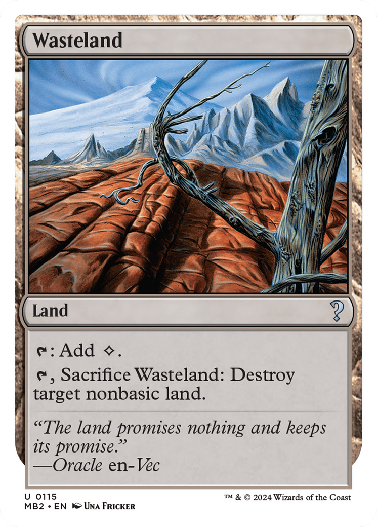 Wasteland [Mystery Booster 2] - Magic: The Gathering - Card Brawlers | Quebec | Canada |
