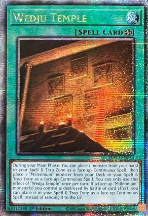 Wedju Temple (Quarter Century Secret Rare) [INFO-EN054] Quarter Century Secret Rare - Yu-Gi-Oh! - Card Brawlers | Quebec | Canada |