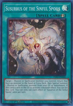 Susurrus of the Sinful Spoils [INFO-EN060] Super Rare - Yu-Gi-Oh! - Card Brawlers | Quebec | Canada |