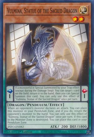 Vulmina, Statue of the Sacred Dragon [INFO-EN082] Common - Yu-Gi-Oh! - Card Brawlers | Quebec | Canada |
