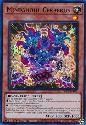 Mimighoul Cerberus [INFO-EN092] Super Rare - Yu-Gi-Oh! - Card Brawlers | Quebec | Canada |