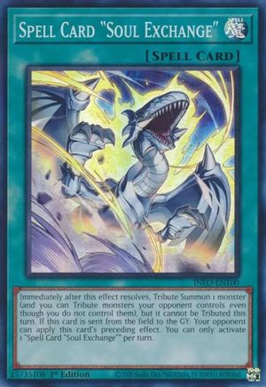 Spell Card "Soul Exchange" [INFO-EN100] Super Rare - Yu-Gi-Oh! - Card Brawlers | Quebec | Canada |