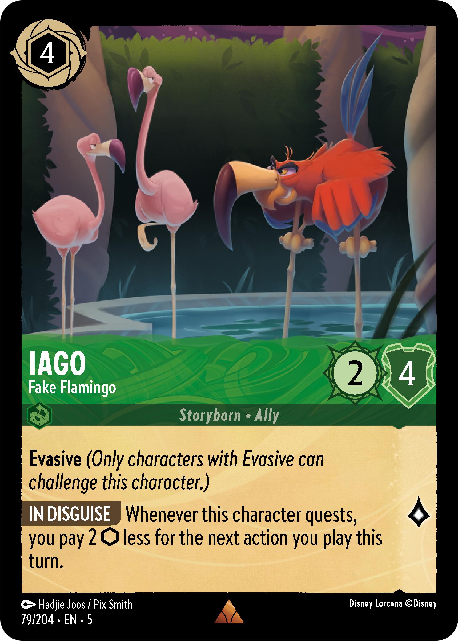 Iago - Fake Flamingo (79/204) [Shimmering Skies] - Disney - Card Brawlers | Quebec | Canada |