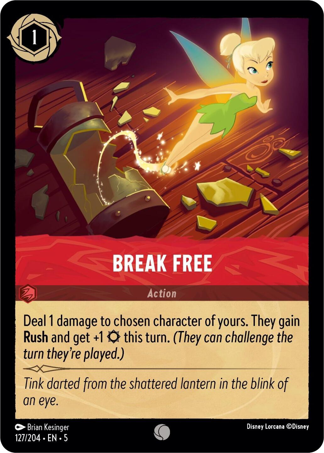 Break Free (127/204) [Shimmering Skies] - Disney - Card Brawlers | Quebec | Canada |