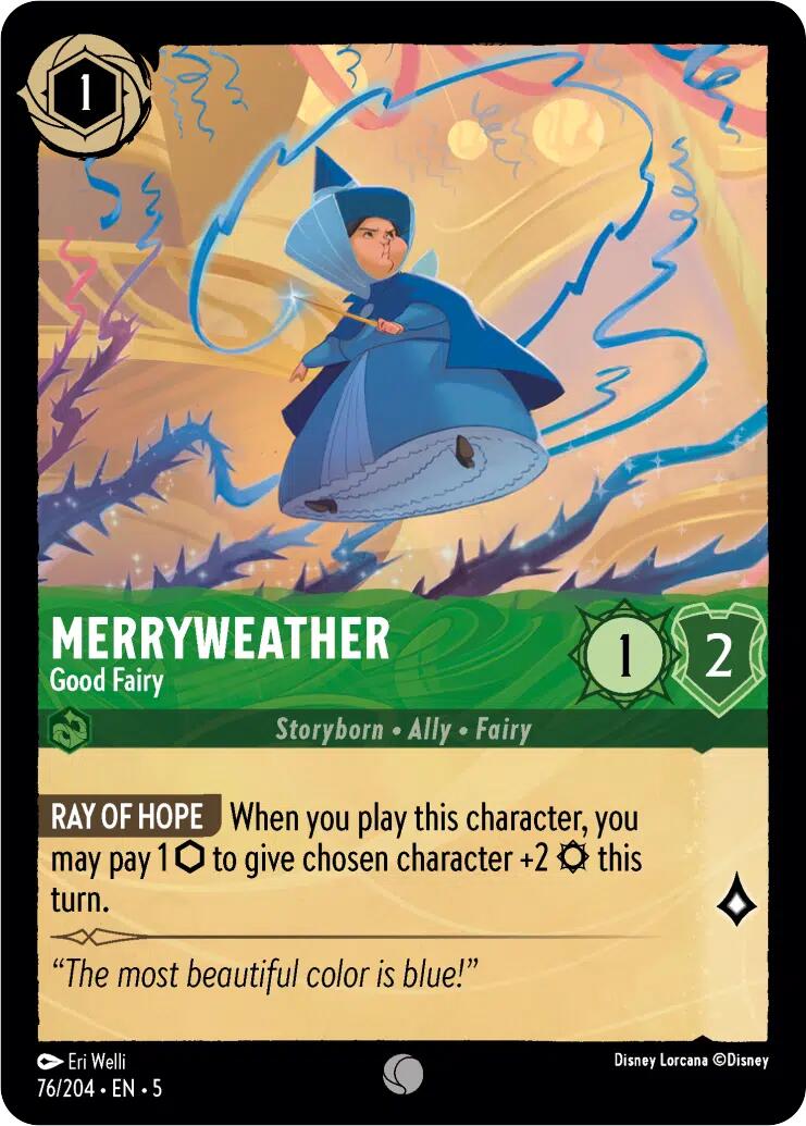 Merryweather - Good Fairy (76/204) [Shimmering Skies] - Disney - Card Brawlers | Quebec | Canada |