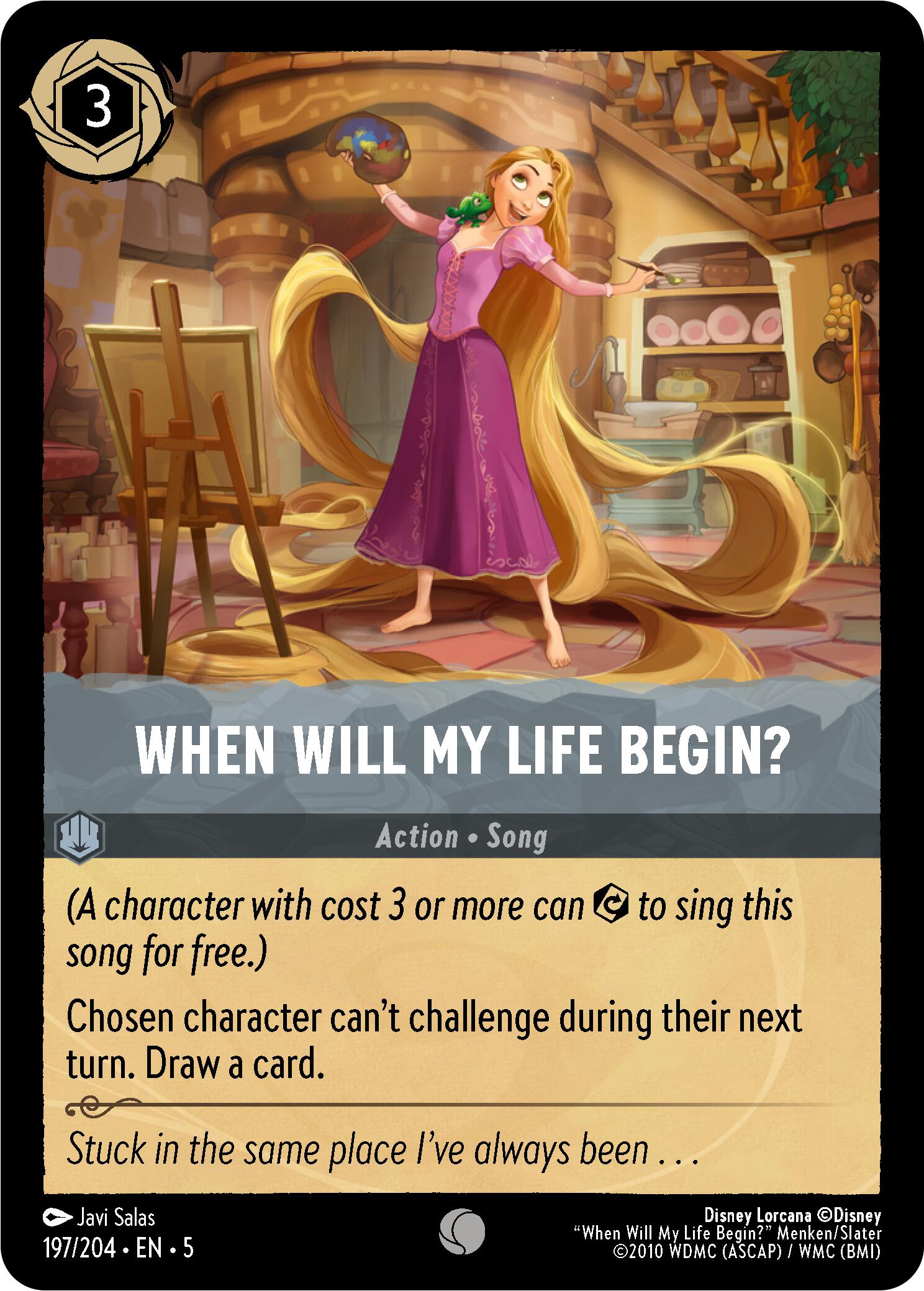 When Will My Life Begin? (197/204) [Shimmering Skies] - Disney - Card Brawlers | Quebec | Canada |