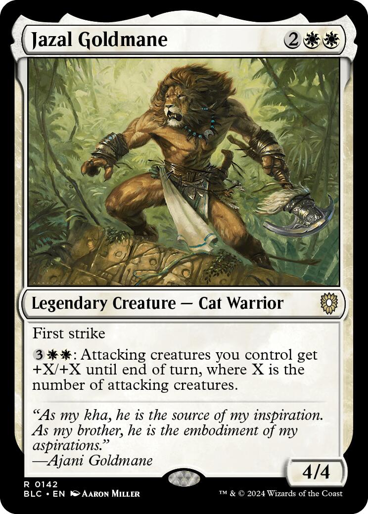Jazal Goldmane [Bloomburrow Commander] - Magic: The Gathering - Card Brawlers | Quebec | Canada |