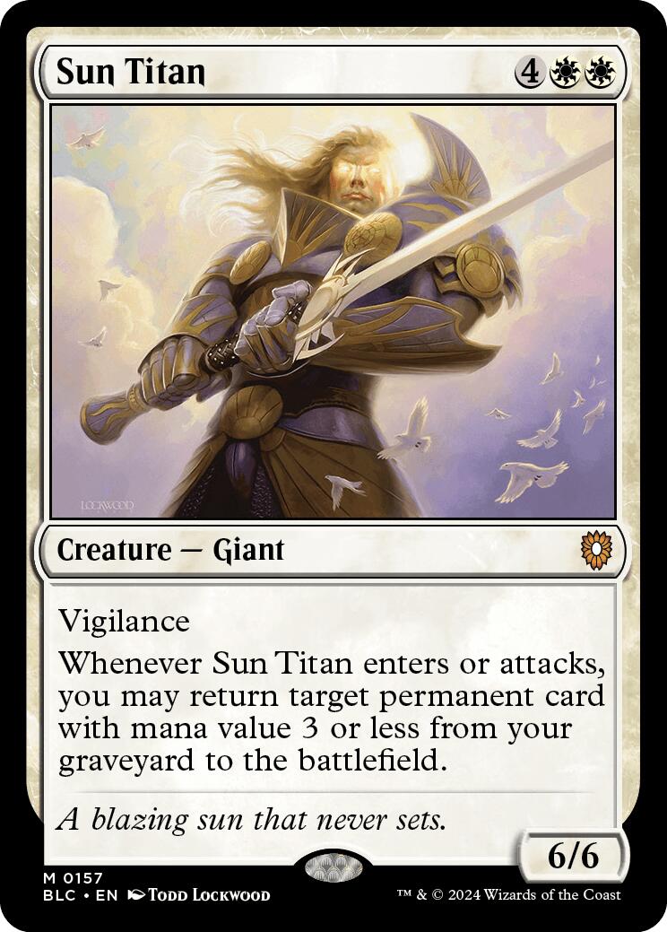 Sun Titan [Bloomburrow Commander] - Magic: The Gathering - Card Brawlers | Quebec | Canada |
