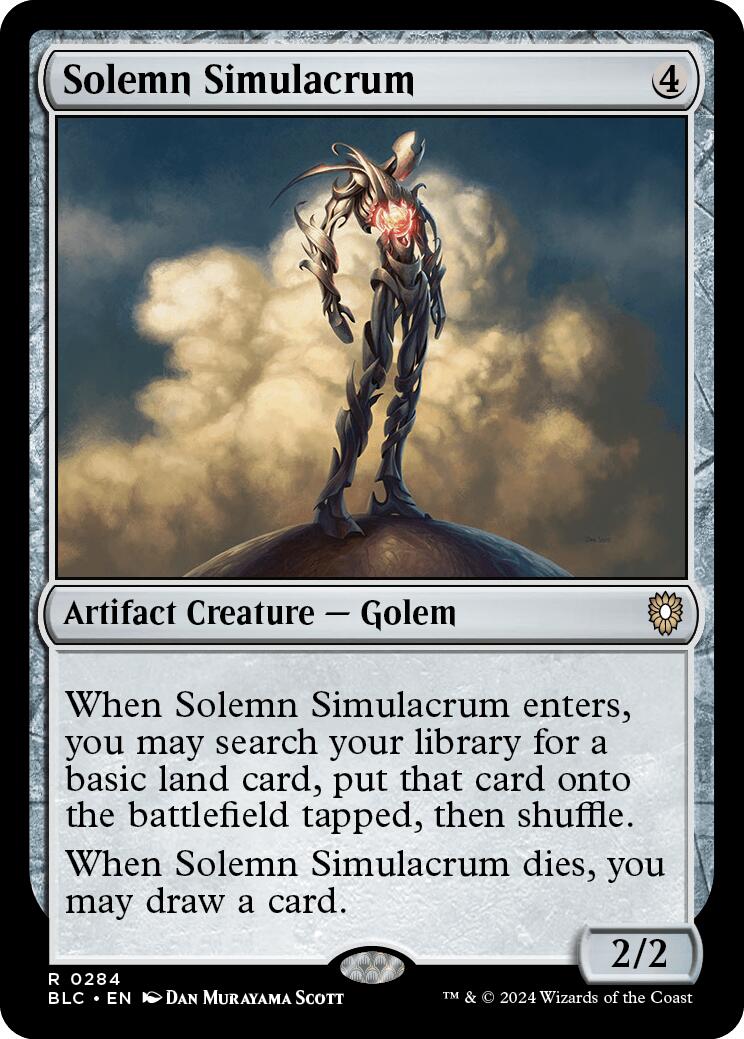 Solemn Simulacrum [Bloomburrow Commander] - Magic: The Gathering - Card Brawlers | Quebec | Canada |
