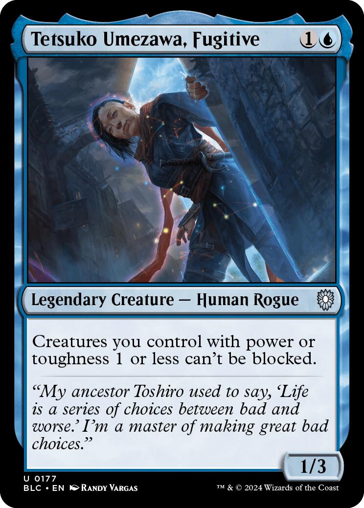 Tetsuko Umezawa, Fugitive [Bloomburrow Commander] - Magic: The Gathering - Card Brawlers | Quebec | Canada |