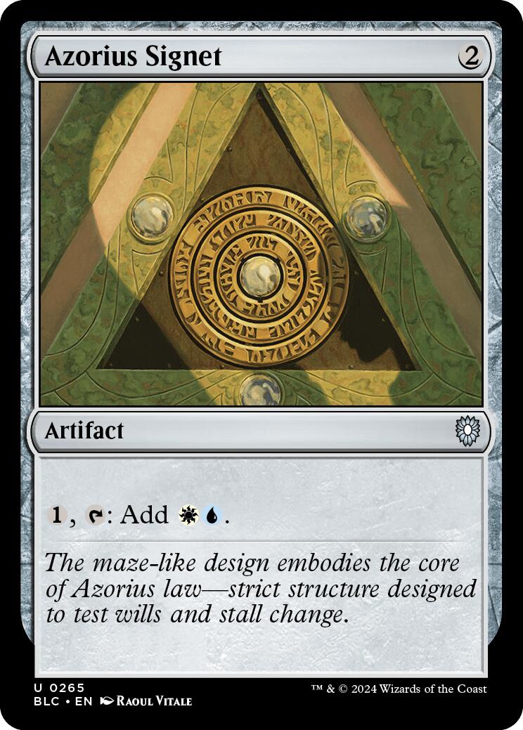 Azorius Signet [Bloomburrow Commander] - Magic: The Gathering - Card Brawlers | Quebec | Canada |