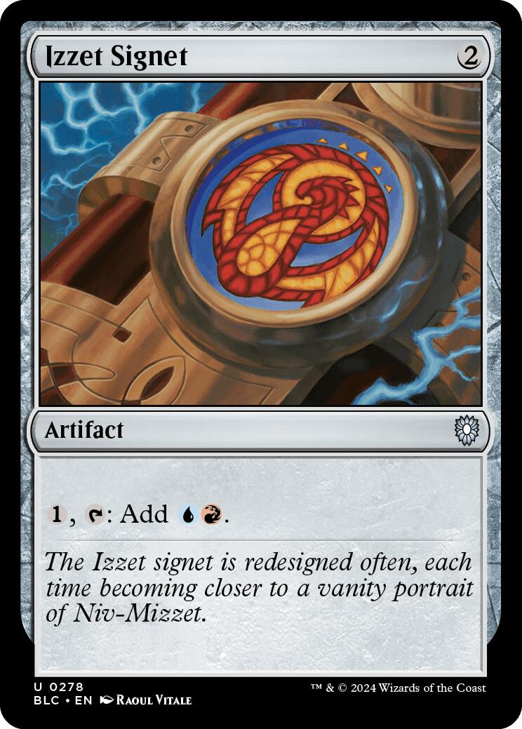 Izzet Signet [Bloomburrow Commander] - Magic: The Gathering - Card Brawlers | Quebec | Canada |