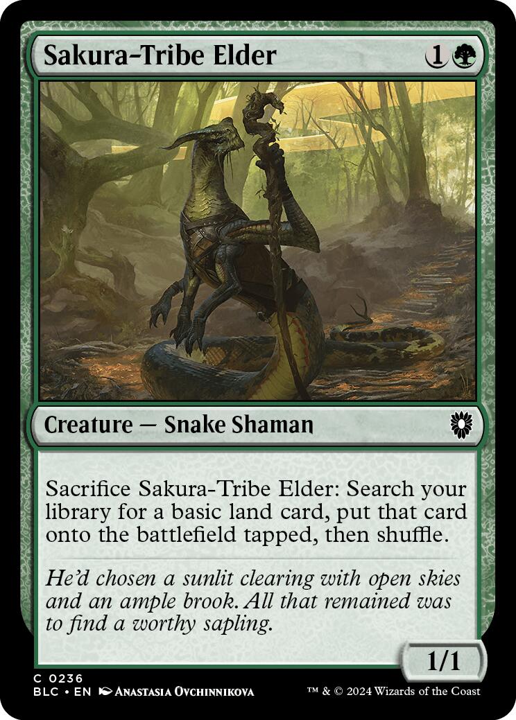 Sakura-Tribe Elder [Bloomburrow Commander] - Magic: The Gathering - Card Brawlers | Quebec | Canada |