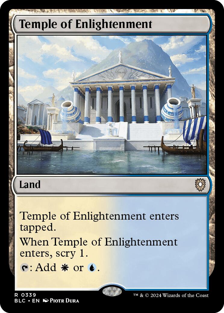 Temple of Enlightenment [Bloomburrow Commander] - Magic: The Gathering - Card Brawlers | Quebec | Canada |