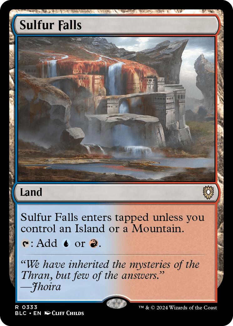 Sulfur Falls [Bloomburrow Commander] - Magic: The Gathering - Card Brawlers | Quebec | Canada |