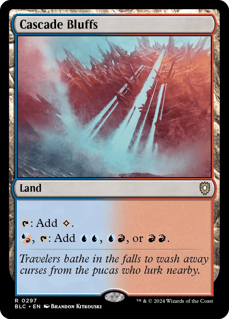 Cascade Bluffs [Bloomburrow Commander] - Magic: The Gathering - Card Brawlers | Quebec | Canada |