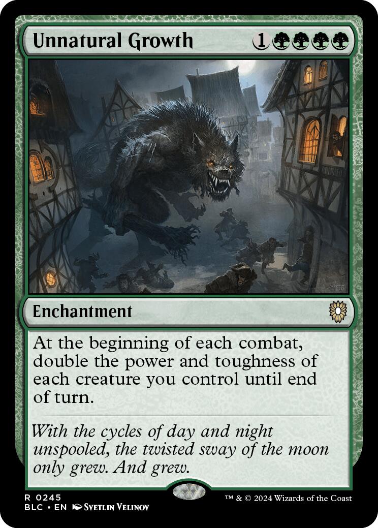 Unnatural Growth [Bloomburrow Commander] - Magic: The Gathering - Card Brawlers | Quebec | Canada |