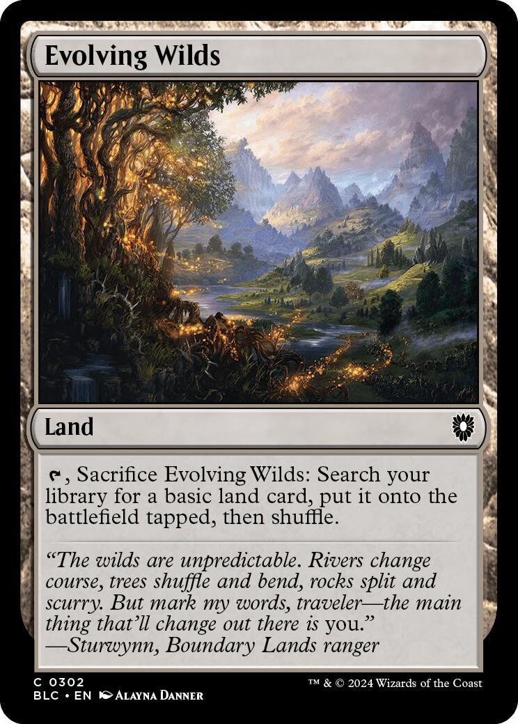 Evolving Wilds [Bloomburrow Commander] - Magic: The Gathering - Card Brawlers | Quebec | Canada |