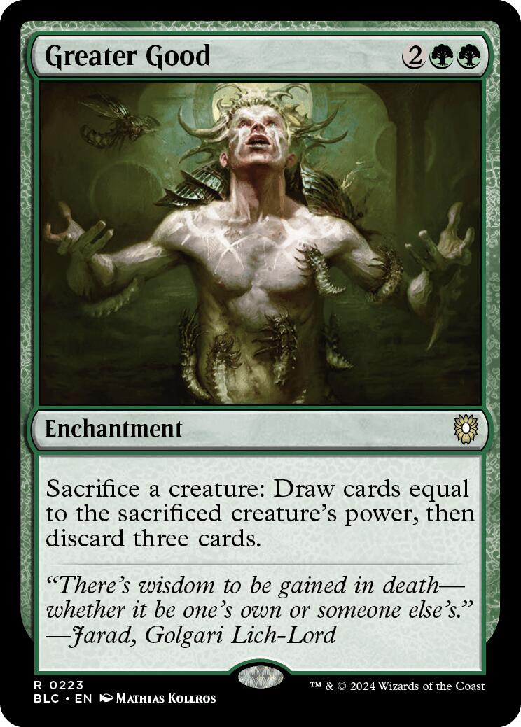 Greater Good [Bloomburrow Commander] - Magic: The Gathering - Card Brawlers | Quebec | Canada |