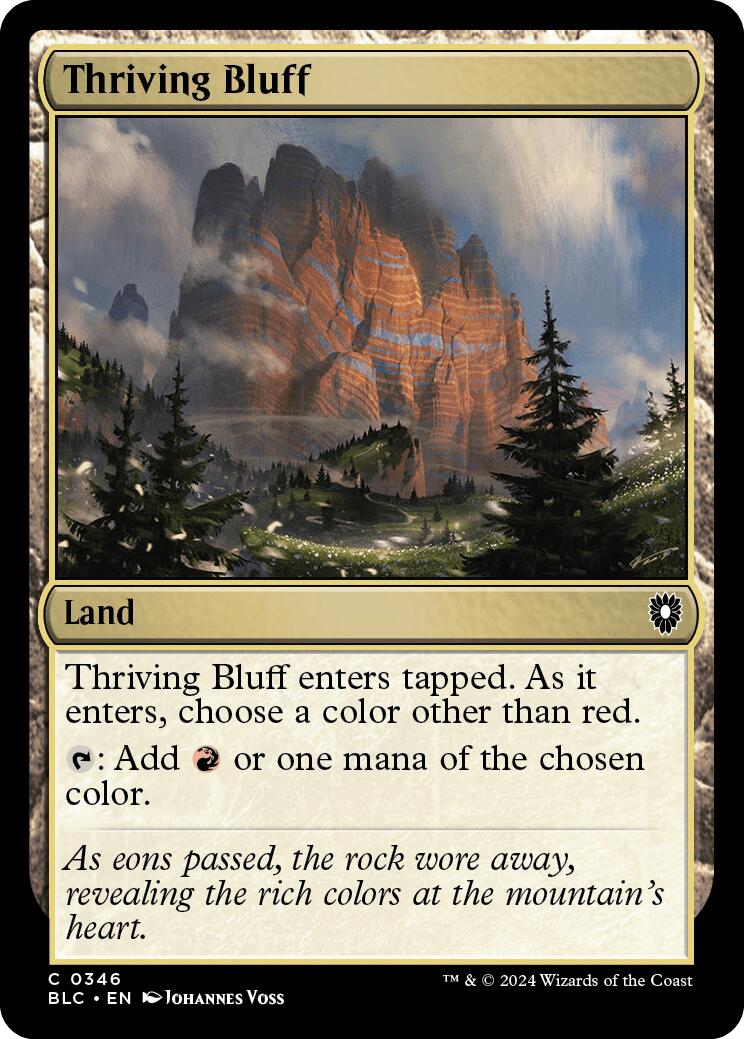 Thriving Bluff [Bloomburrow Commander] - Magic: The Gathering - Card Brawlers | Quebec | Canada |