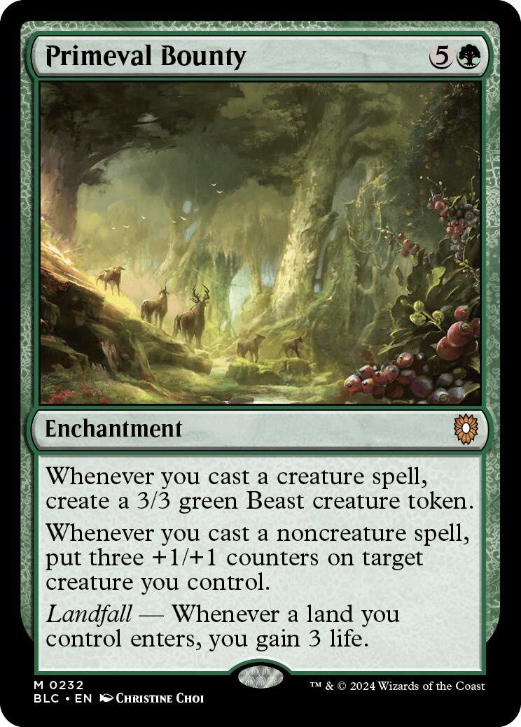 Primeval Bounty [Bloomburrow Commander] - Magic: The Gathering - Card Brawlers | Quebec | Canada |