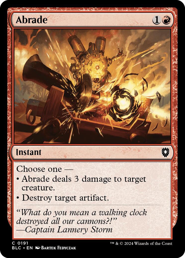 Abrade [Bloomburrow Commander] - Magic: The Gathering - Card Brawlers | Quebec | Canada |