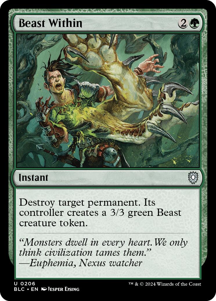Beast Within [Bloomburrow Commander] - Magic: The Gathering - Card Brawlers | Quebec | Canada |