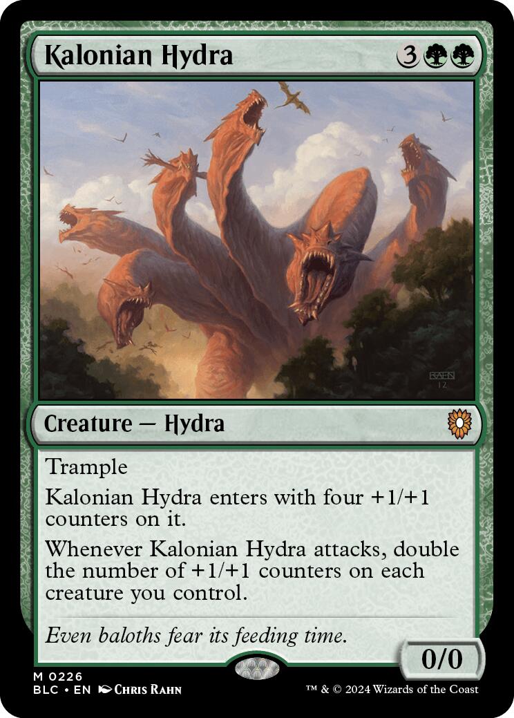 Kalonian Hydra [Bloomburrow Commander] - Magic: The Gathering - Card Brawlers | Quebec | Canada |