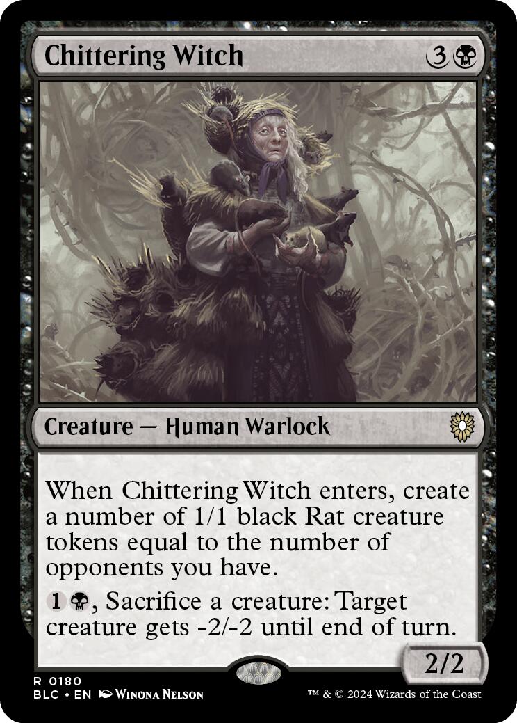 Chittering Witch [Bloomburrow Commander] - Magic: The Gathering - Card Brawlers | Quebec | Canada |