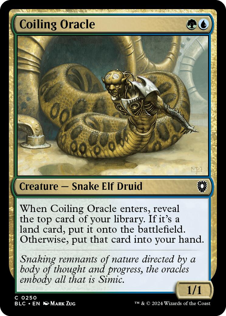 Coiling Oracle [Bloomburrow Commander] - Magic: The Gathering - Card Brawlers | Quebec | Canada |